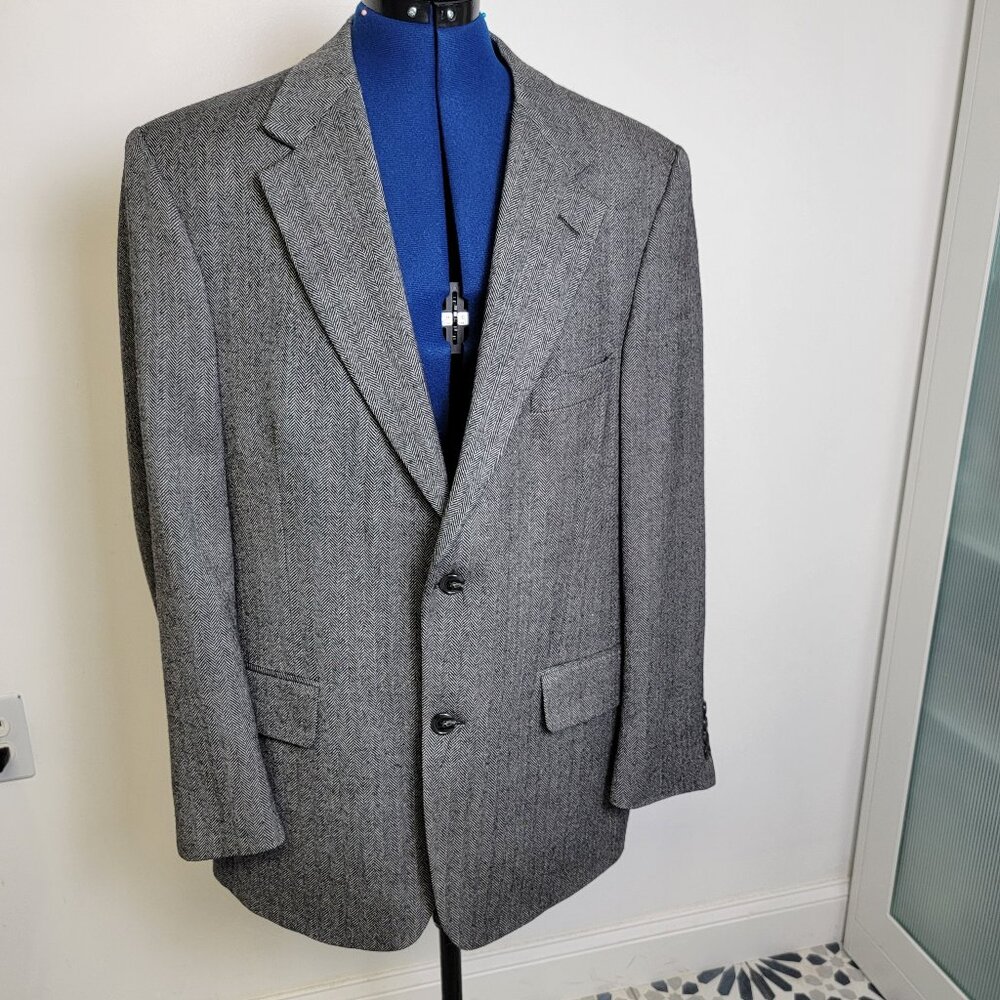Oak Creek South Africa Made 2 Button Notch Lapel Long Sleeve Suit Jacket 44R